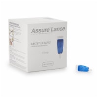 Assure Low Flow Lancet Lancet 25 Gauge Needle 1.1 mm Depth 1 Box(s), 100 /Box