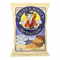 PIRATE BRANDS SALTY SNACKS, AGED WHITE CHEDDAR PUFFS, 4 OZ.