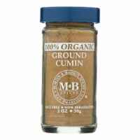 Morton and Bassett Organic Ground Cumin - Cumin - Case of 3 - 2 oz.