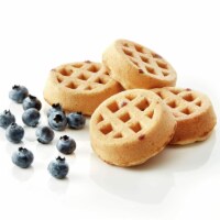 Pillsbury Blueberry Bash Mini Waffles, 2.47 Ounce -- 72 per case.