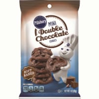 Pillsbury Soft Baked Mini Double Chocolate Cookies, 18 Ounce -- 9 per case.