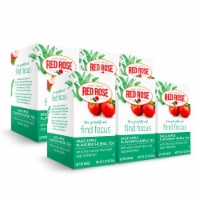 Red Rose Blossoms - Strawberry Rose Blossom Herbal Tea (18 ct) (6 Pack)