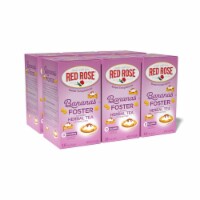 Red Rose Sweet Temptations Dessert Tea Bananas Foster, 18 Count Black Tea Pack of 6