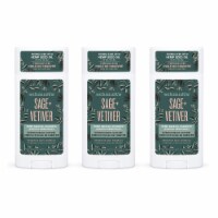 Schmidt's Aluminum-Free 24-Hour Hemp Sage & Vetiver Sensitive Skin Vegan Natural Deodorant Stick