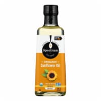 Spectrum Naturals High Heat Refined Organic Sunflower Oil - Case of 12 - 16 Fl oz.