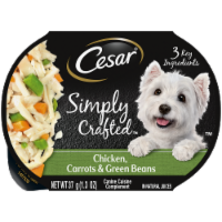 Cesar® Simply Crafted­™ Chicken Carrots & Green Beans Wet Dog Food