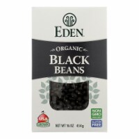 Eden Organic Dry Black Turtle Beans  - Case of 12 - 16 OZ