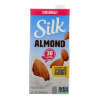 Silk Pure Almond Milk - Unsweetened - Case of 6 - 32 Fl oz.
