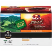 Folgers 100% Colombian Decaffenated Coffee K-Cup Pods Case Perspective: Main