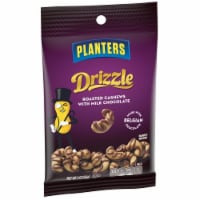 Planters Drizzle Milk Chocolate Cashews Snack Nuts, 2 Ounce -- 18 per case.