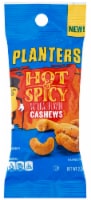 Planters Hot N Spicy Cashews Snack Nuts, 2.25 Ounce Tube -- 30 per case.
