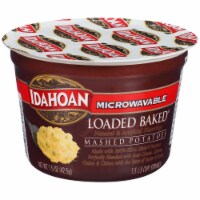 Idahoan Loaded Baked Mashed Potato Cups Case Sale Perspective: Main