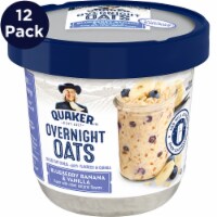 Quaker™ Blueberry Banana & Vanilla Overnight Oats Perspective: Main