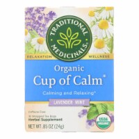 Traditional Medicinals Organic Easy Now Herbal Tea - 16 Tea Bags - Case of 6