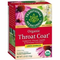 Traditional Medicinals Organic  Throat Coat Caffeine Free, 1.13.oz (Pack of 6)