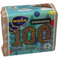 Wasa Thin Rye Poppy Seeds Crispbread, 8.6oz(Pack of 12)