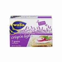 Wasa Crispbread Crisp 'N Light 7 Grain Crackerbread - Case of 10 - 4.9 oz.