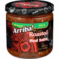 Arriba Fire Roasted Mexican Red Salsa Mild 16oz(Pack of 6)