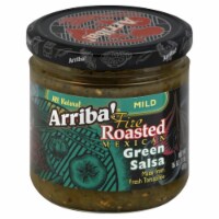 Arriba Salsa Mild Green, 16 OZ (Pack of 6)