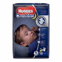 Huggies OverNites Baby Diapers, Size 6 (35+ lbs) Perspective: Main