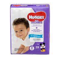  Huggies Little Movers Diapers - Size 3-28 ct : Baby