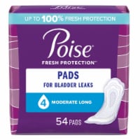 Poise Moderate Long Pads 108 Count
