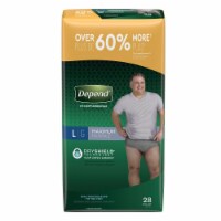 Depend Disposable Underwear Male Large, Maximum, 56 Ct