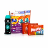 Tide Pods Downy Unstoppables Bounce Dryer Sheets Bundle