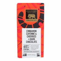 Endangered Species - 60 % Cocoa w Cinnamon Cayenne & Cherries - 3 oz Bars - Case of 12