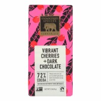 Endangered Species Chocolate Bars - 72 % Cocoa - Cherries - 3 oz Bars - Case of 12