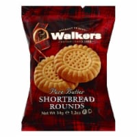 Walkers Pure Butter Shortbread Rounds, 1.2 OZ (Pack of 24)