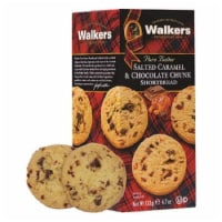 Walkers Pure Butter Salted Caramel & Milk Chocolate Chunk Shortbread 4.7oz Pk12