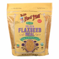 Bob'S Red Mill-Organic Flaxseed Meal-Golden-Case Of 4-32 Oz