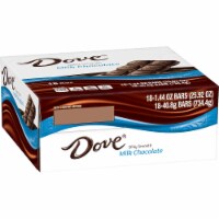 Dove, Silky Smooth Milk Chocolate, 1.44 Oz Bars (Case of 18)
