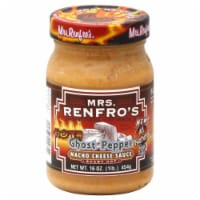 Mrs. Renfro's Hot Ghost Pepper Nacho Cheese Sauce, 16oz (Pack of 6)