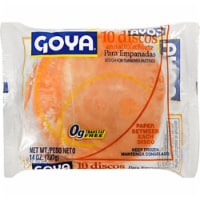 Goya Large Color Discos Pastry Dough, 14 Ounce -- 24 per case.