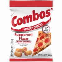 Combos Pepperoni Pizza Cracker Snack, 6.3 Ounce -- 12 per case.
