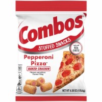 Combos Pepperoni Pizza Cracker Snack, 6.3 Ounce -- 12 per case.