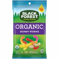 Black Forest  Organic Gummy Worms Candy Gluten Free   Assorted Fruit
