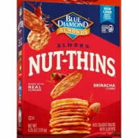 Blue Diamond Almonds Nut Thins Rice Crackers Sriracha, 4.25oz (Pack of 6)