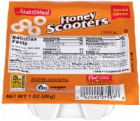Malt O Meal Honey Scooters Cereal, 1 Ounce -- 96 per case.