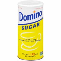 Domino Pure Cane Granulated Sugar Canister, 20 ounce -- 24 per case