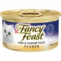 Purina Fancy Feast® Flaked Fish & Shrimp Wet Cat Food Case Sale Perspective: Main