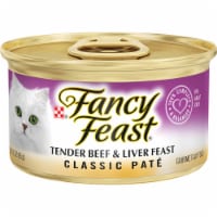 Purina Fancy Feast® Classic Pate Tender Beef & Liver Wet Cat Food Case Sale Perspective: Main