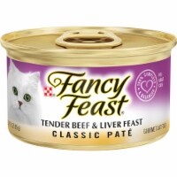 Purina Fancy Feast® Classic Pate Tender Beef & Liver Wet Cat Food Case Sale Perspective: Main