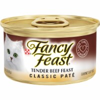 Fancy Feast Classic Pate Tender Beef Feast Wet Cat Food Perspective: Main