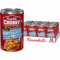 Campbell's Chunky Hearty Bean & Ham Soup Case Sale Perspective: Main