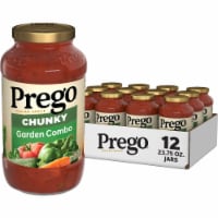 Prego® Chunky Garden Combo Pasta Sauce Case Perspective: Main