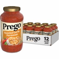 Prego Roasted Garlic Parmesan Italian Sauce Case Sale Perspective: Main
