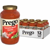 Prego Gluten Free Tomato Basil Garlic Italian Sauce Case Sale Perspective: Main